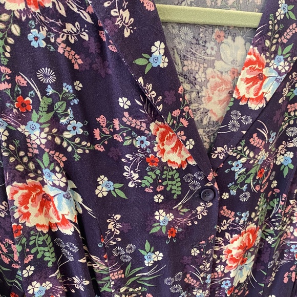 Mod cloth XS floral shorts romper - Picture 3 of 5